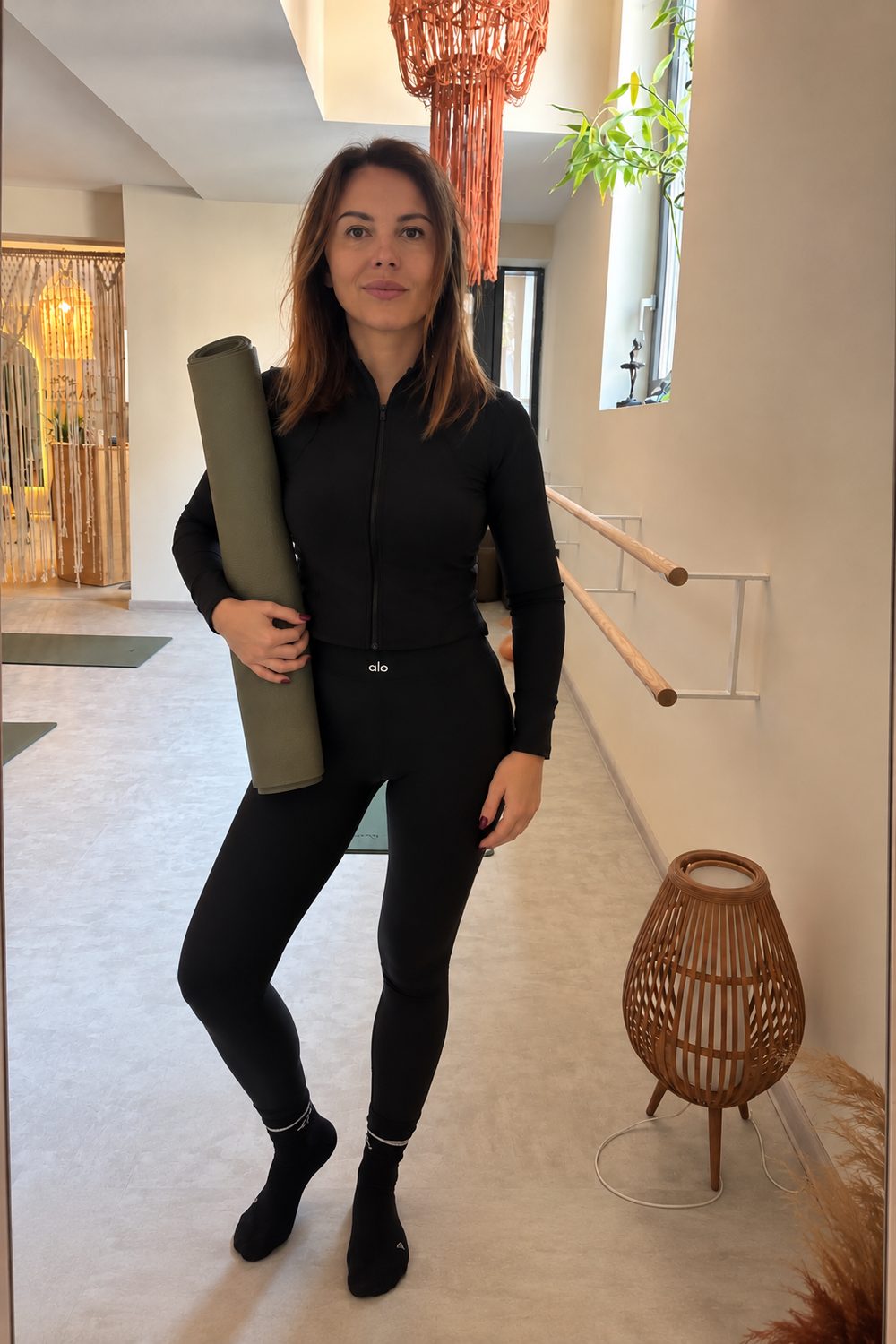 Vanja, founder of Mandala Wellbeing Collective, in the Belgrade studio